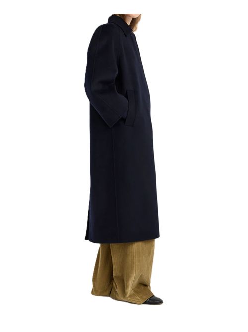 double-faced wool padded coat | navy Róhe | 820-10-017410_322 NAVY